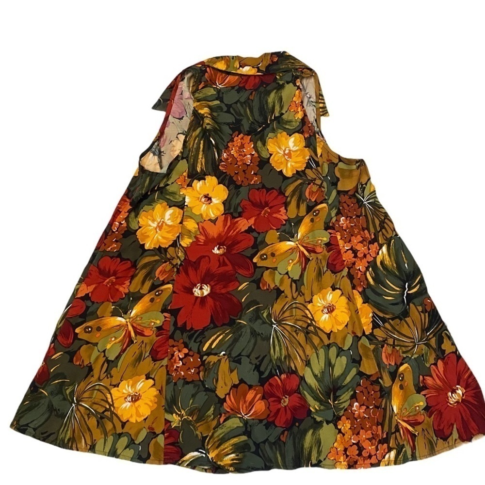Vintage French Connection Tropical Swing Top Med - Picture 5 of 7